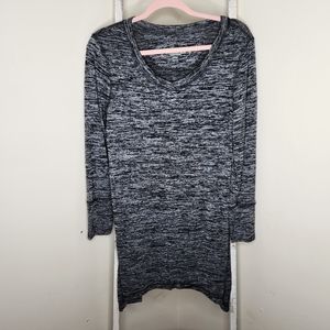 Soma Medium luxuriously soft spacedye sharkbite tunic top